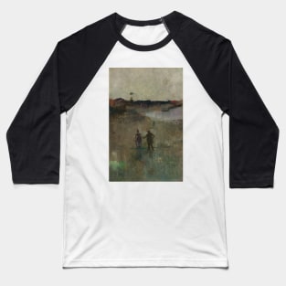 Landscape with Two Small Figures, Richmond, NSW by Charles Conder, circa 1886. Baseball T-Shirt